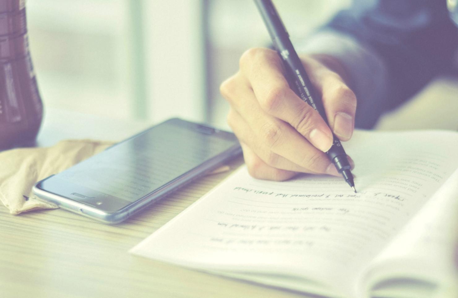 Financial advisor reviewing investment documentation and performance reports